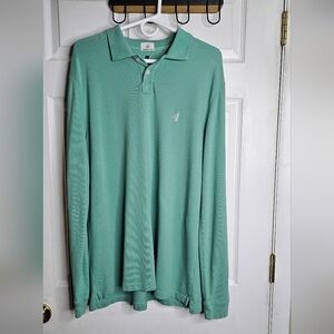 Johnnie O Hangin out Mens Polo Shirt Size Large Longe Sleeve